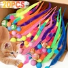 Caterpillar Automatic Jumping Ball Cat Interactive Toy Balls Elastic Luminous Ball for Cat Dog Playing Toy Reusable Pet Supplies