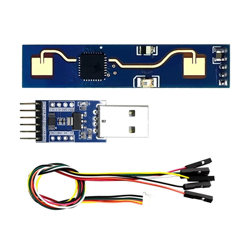 

LD2410B 24Ghz Radar Human Presence Sensing Module With BT+CH340 Adapter+Cable 5V LD2420 Millimeter Wave Motion Sensor Durable