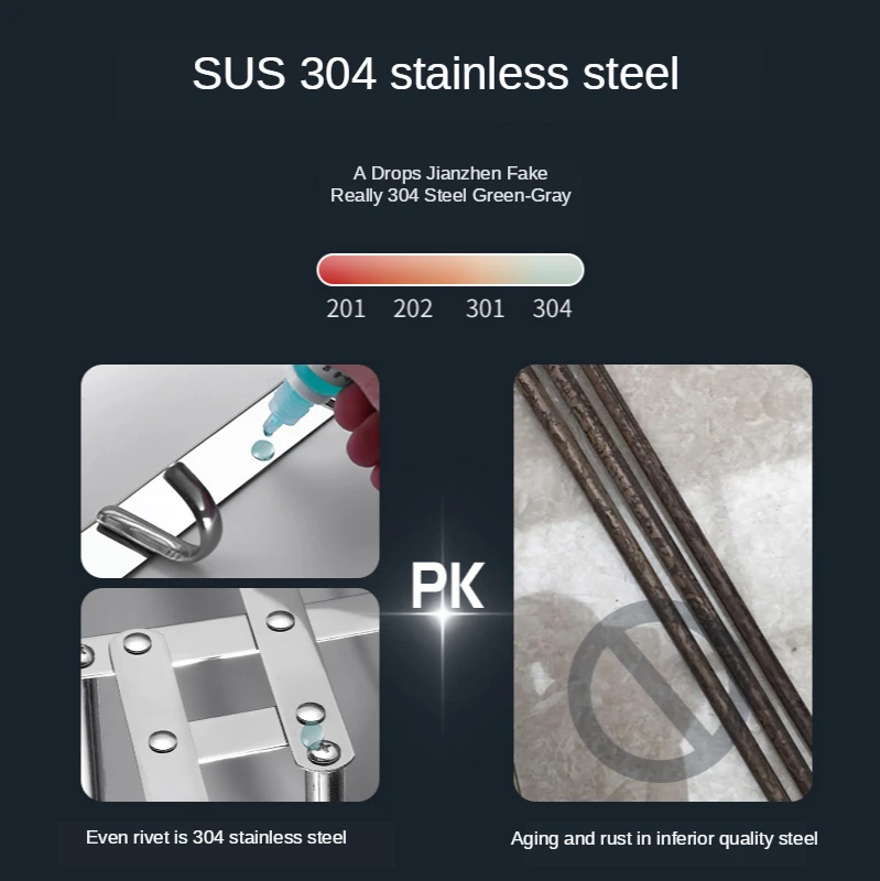 New Product Stainless Steel Bath Towel Rack Toilet Bathroom Shelf Activity Retractable Folding Towel Rack Drying