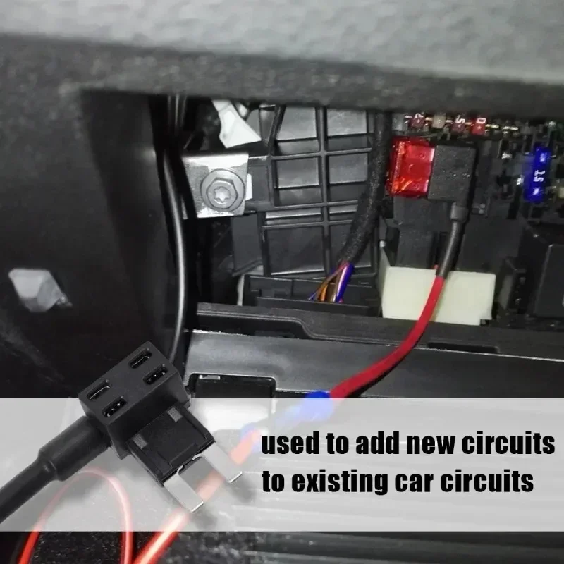 Fuse Box 20/10/5pcs 12V Car Fuse Holder Add-a-circuit TAP Adapter MINI SMALL MEDIUM Size Micro Standard ATM Blade Fuse Box for Cars Vans