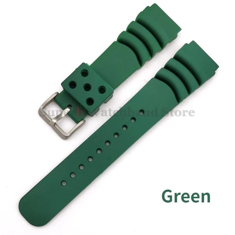 Universal Waterproof Silicone Sport Strap for Watchband Replacement – 20/22mm