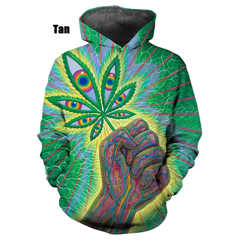 

Green Weed Leaves 3D Print Men/Women Hoodie Sweatshirt Streetwear Hip Hop Maple Leaf Pullover Oversized Hooded Jacket Outerwear
