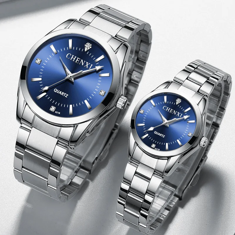 

Высококачественные мужские и женские наручные часы, парные часы, водонепроницаемые, модные и модные, универсальные кварцевые часы в качестве подарка