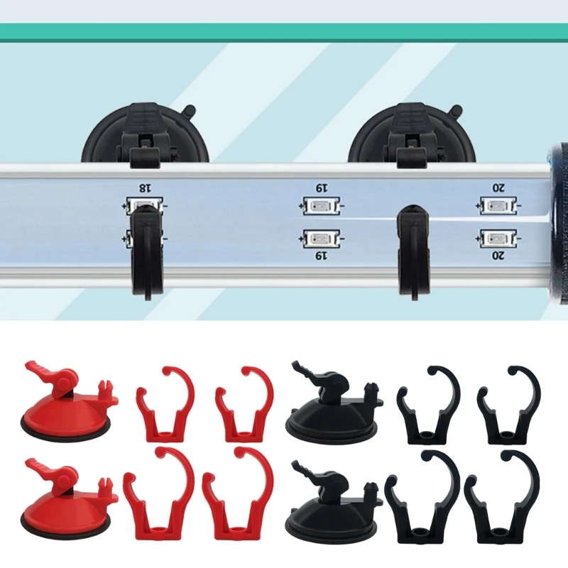 

Зажим на присоске со светодиодной подсветкой для аквариума, вращающийся на 360 °, зажим для светодиодной лампы