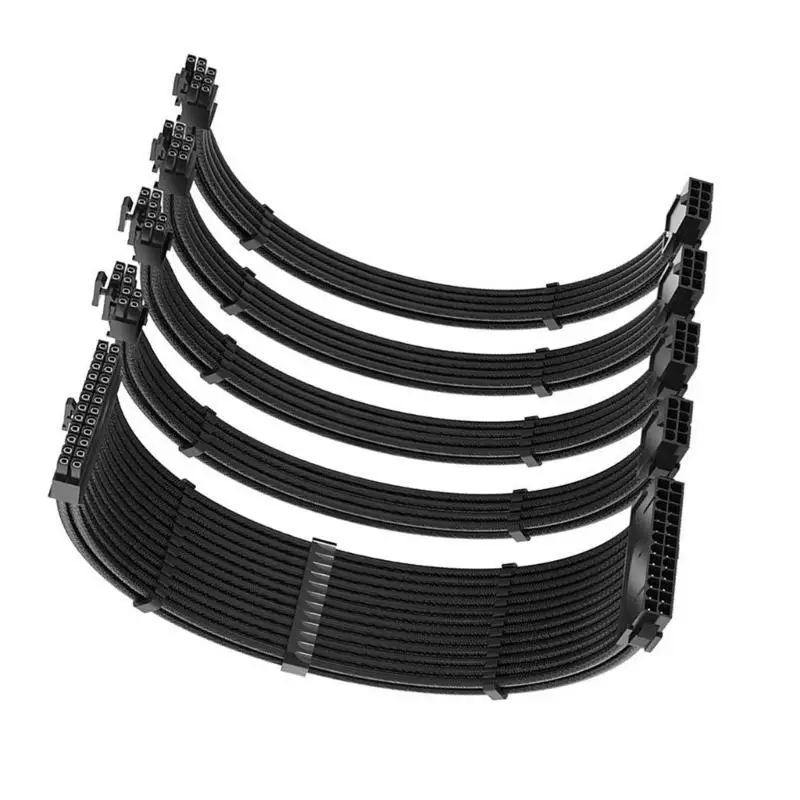 652F ATX24PIN /CPU2X8PIN (4+4) /GPU 2x8Pin (6p+2p) Ärmel -Netzteilkabel mit Kämmen für Computerkoffer eingestellt – Detail 9
