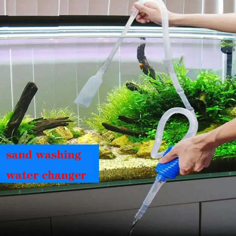 Kit Aspirapolvere Per Acquario Con Sifone - Pulizia Facile Di Ghiaia E Cambio Acqua | Senza Elettricità - Foto 6