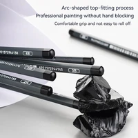 2H HB B 2B 3B 4B 5B 6B 7B 8B 12B 14B Charcoal Pencils for Drawing Sketching Shading Artists Beginners Graphite Sketch Pencil Set 6