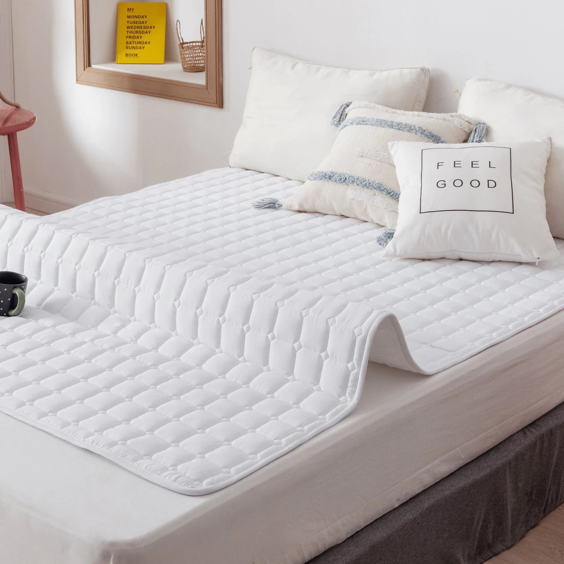 Cotton Thin Section of the Mattress Bed Mattress Tatami Anti-skid Protective Pad Four Seasons Universal Student Dormitory Single