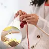 6Pcs Crochet Ring Adjustable Yarn Tension Ring Set Non-Slip Cat Peacock Shape Knitting Ring Sewing Supplies 3