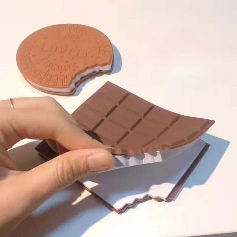 1 Pièce Carnet Portable De 80 Feuilles Créatives En Forme De Chocolat