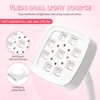 Mini UV LED Nail Lamp with Auto Sensor 27W Rechargeable Flash Cure Lamp 360° Adjustable Nail Dryer with 2 Timers For Home DIY 3
