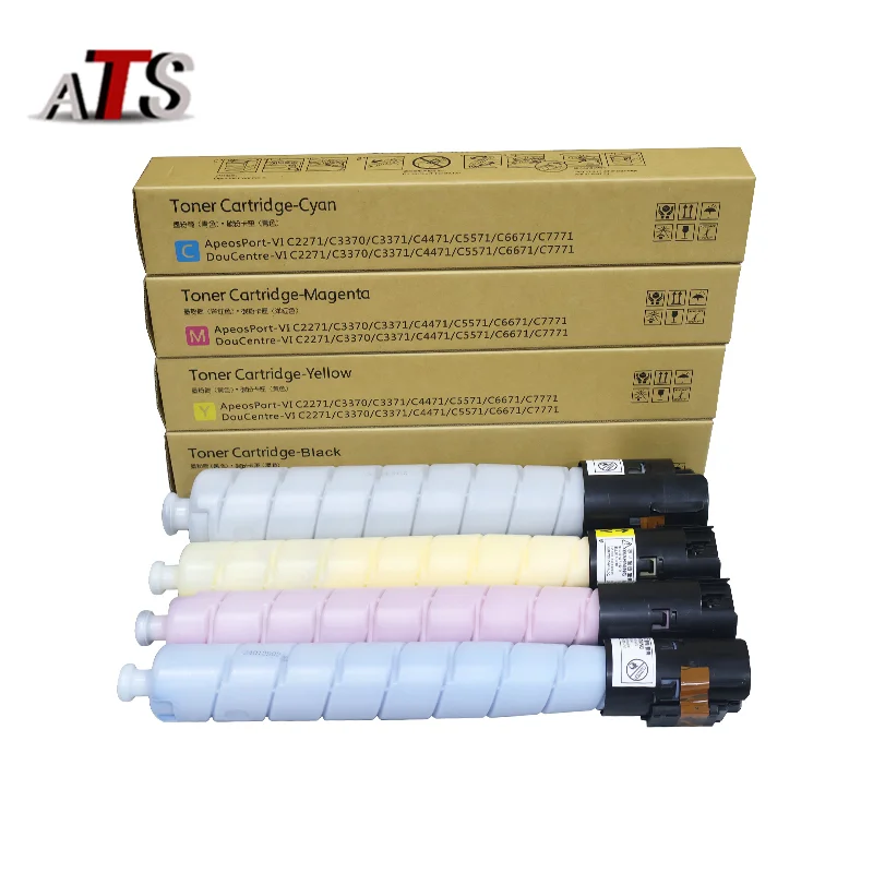 

4PC/Set VI3371 Toner Cartridge for Xerox DocuCentre-VI C2271 C3370 C3371 C4471 C5571 C6671 C7771 Copier Color Toner Powder