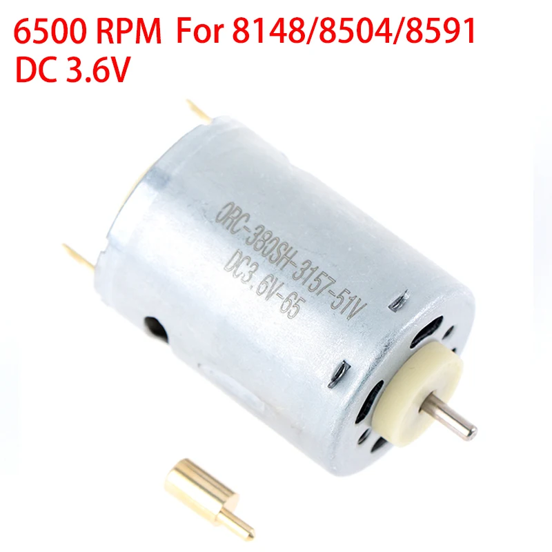 

1PC DC 3.6V 6500RPM Hair Clipper Motor For Wahl 8148 8504 8591 DIY Metal Electric Clippers Replacement Part Accessories