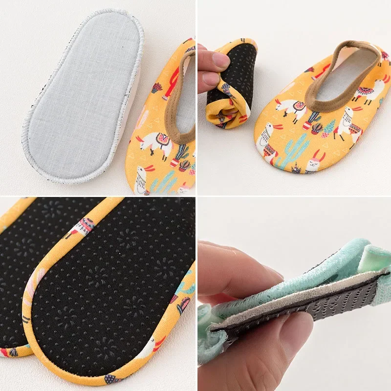 Children Socks Children Swimming Surf Sports Sneakers Summer Boy Girl Non-Slip Aqua Swim Socks Baby Kids Cartoon Animal Pool Beach Water Shoes