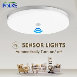 LED Ceiling Lamp PIR Motion Sensor Ceiling Night Light 9/13/18/34/36W 110V/220V For Home Room Hallway Kitchen Lighting Fixture