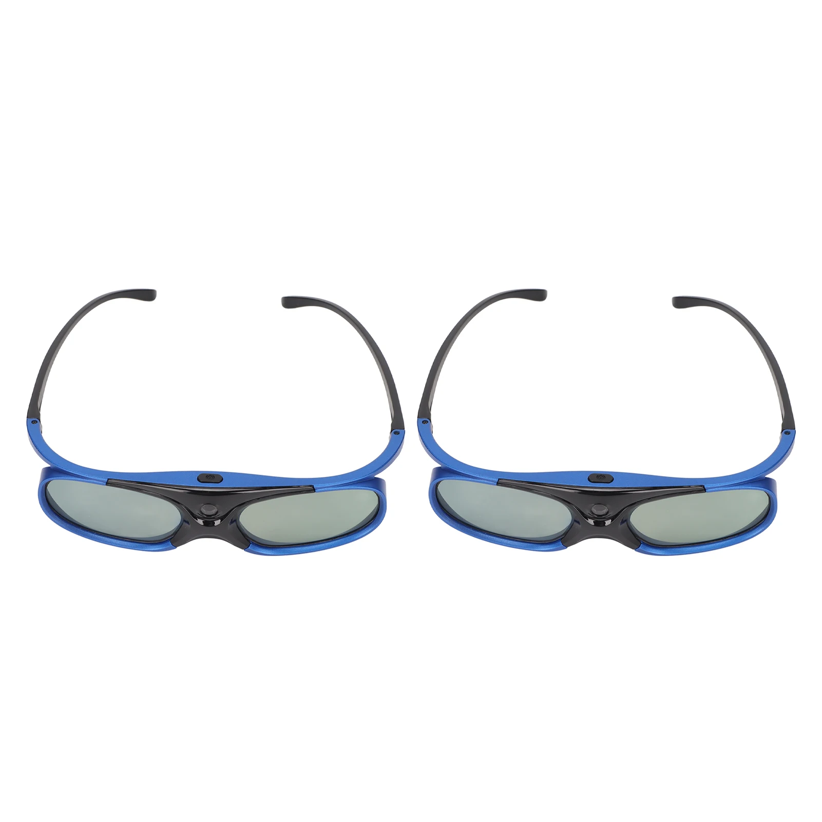 2PCS 3D Glasses DLP Link 3D Glasses 144Hz DLP Link Rechargeable 3D Active Shutter Glasses for All DLP Link 3D Projectors