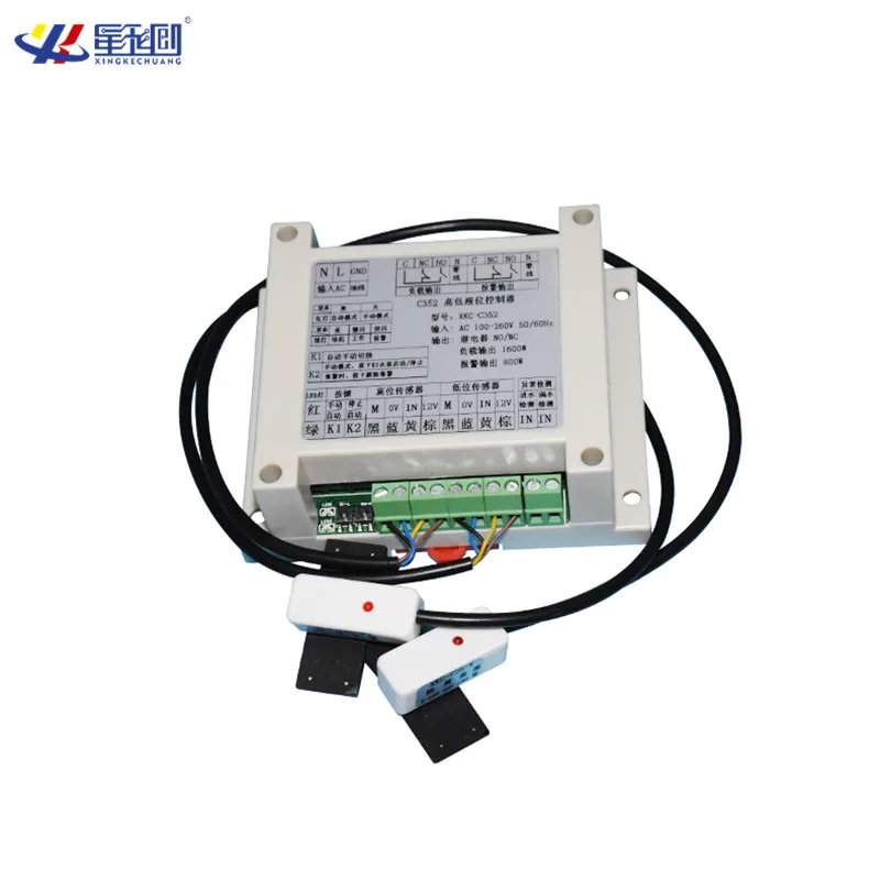 XKC-C362 AC110-250V Automatic Filling & Drainage Water Level Controllers and Sensors, Anti-overflow Anti-empty pumping