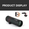 Compact Monocular Small Handheld Telescope 60 X 25 Focus Monoscope For Adults Kids High Definition With Cleaning Cloth Bird 2