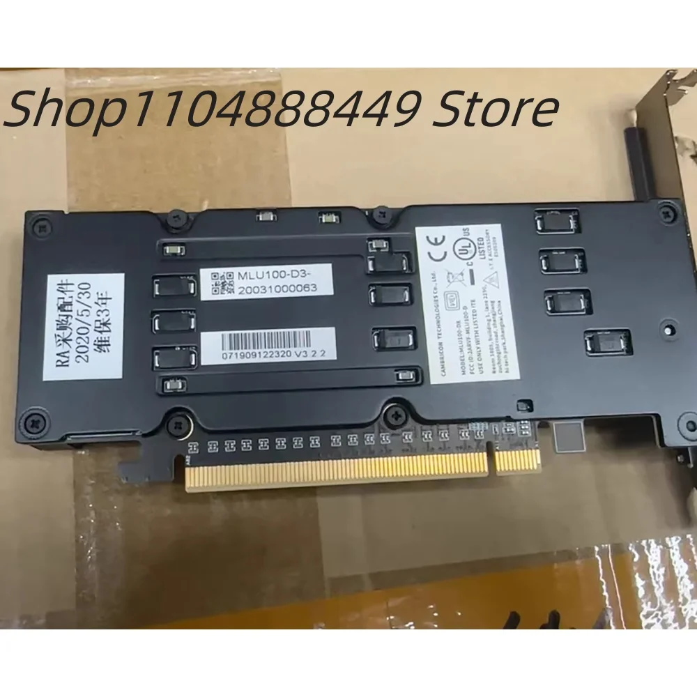 MLU100-D3 MLU100-D3-20031000063 GPU 가속기 카드