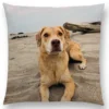 DIY Logo Custom Cushion Cover Baby Family Pets Pillow Case Luxury Brand Customized Throw Pillow Cover Linen Housse 5
