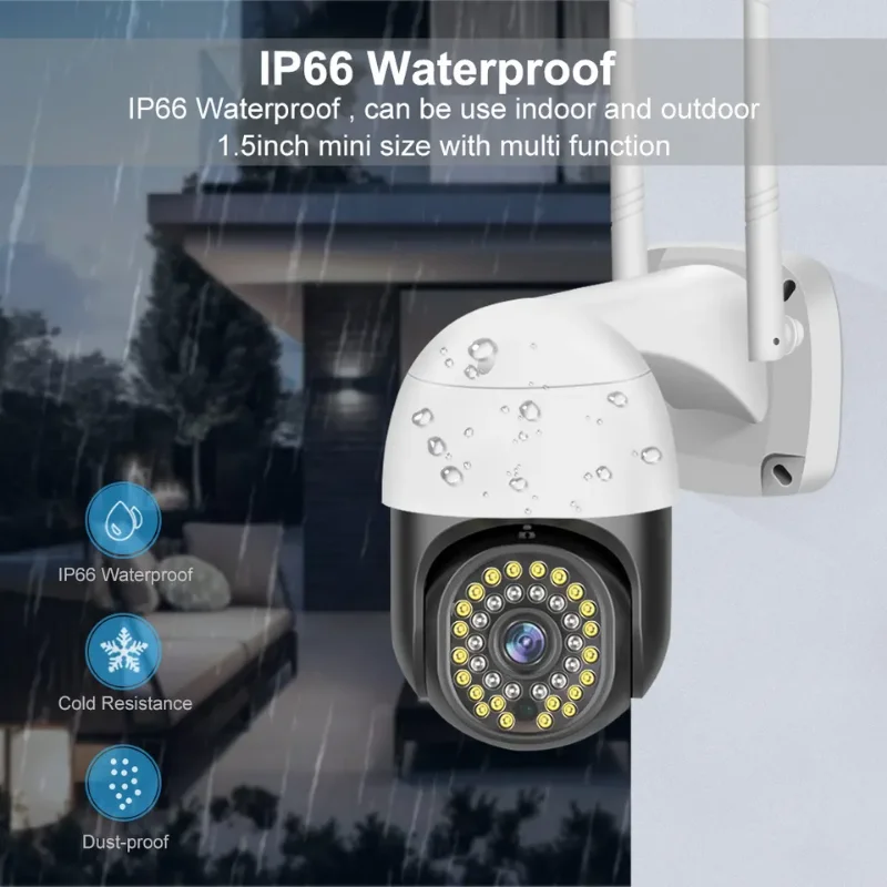 Vandal-proof Car Safety Monitoring IP CCTV Camera 1080P HD Indoor Vehicle  Security Camera