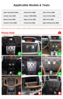 Auto radio za Opel Astra H 2004 Antara Corsa C D Meriva Zafira Vivaro Combo 2