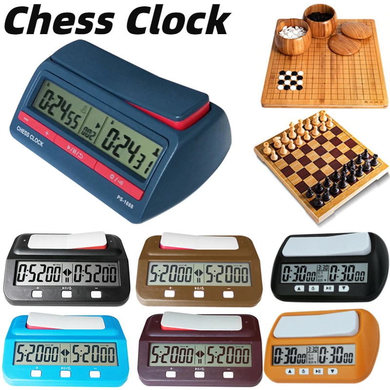 F1FD Digital Chess Clock Chess Timer for Professional Chess for Play for Time  Control - AliExpress