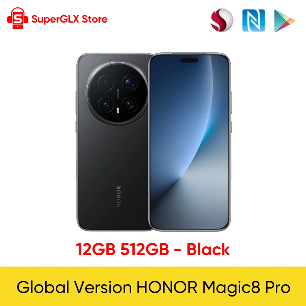 Original New HONOR Magic8 Pro Global Version Snapdragon 8 Elite