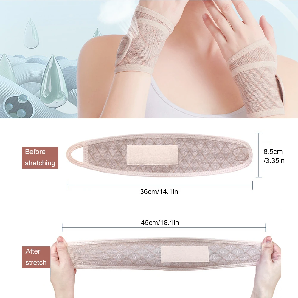 1Pair Wrist Support Brace Adjustable Wrist Strap Reversible Sports/Tendonitis Pain Relief/Carpal Tunnel/Arthritis