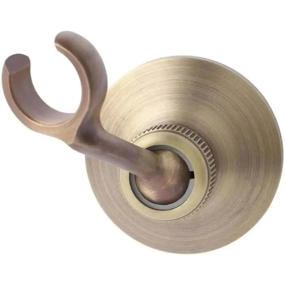 Shower Mounting Brackets Gold Brass Swivel Handheld Shower Holder Shower Head Seat Rack Bathroom Parts Bath Accessories