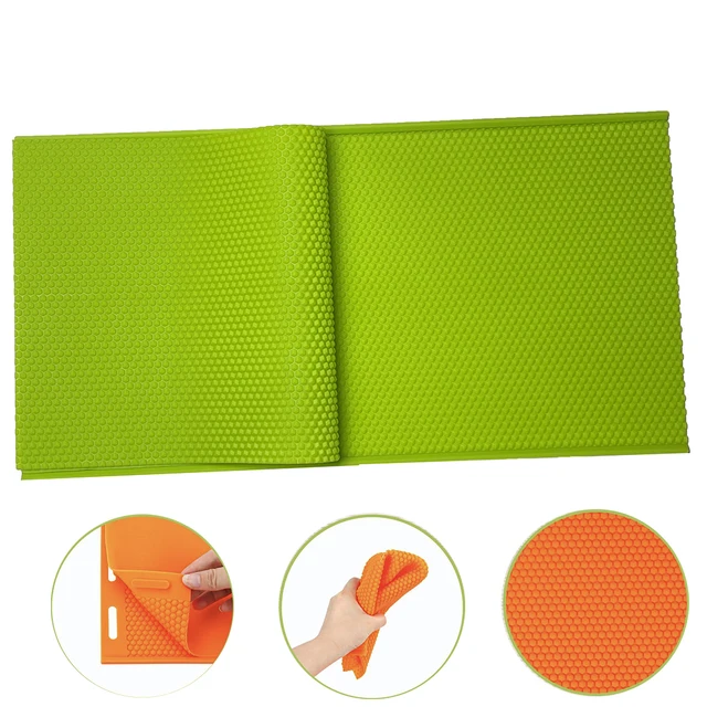 2Pcs/1Set Honeycomb Beewax Alapítvány Szilikon Penész Diy Sajtó Apis 5 Mm -Es Lapátkaparó Méhészet Imker Eszközök - Image 2