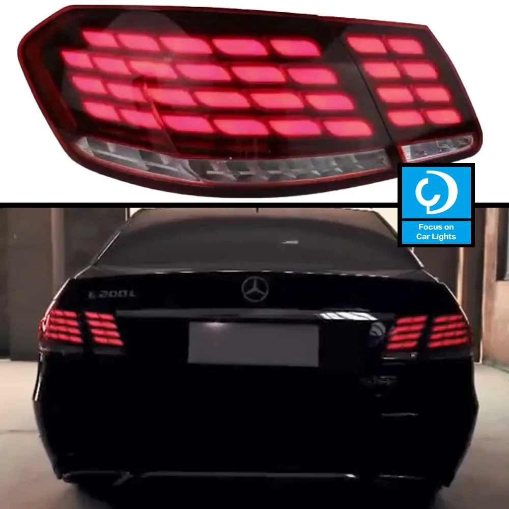 벤츠 W212 테일 라이트 스타일링, 후진 LED DRL 주행 신호 브레이크, 후진 테일 라이트, 2013 2016 E 클래스