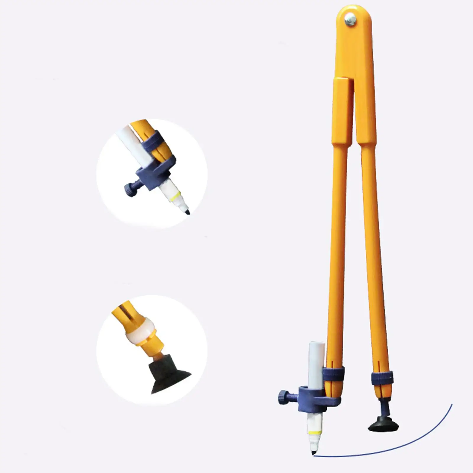 Large Math Teaching Compass Hand Tools Drawing Compass Demonstration Compass for Blackboard White Board Design Learning Teachers
