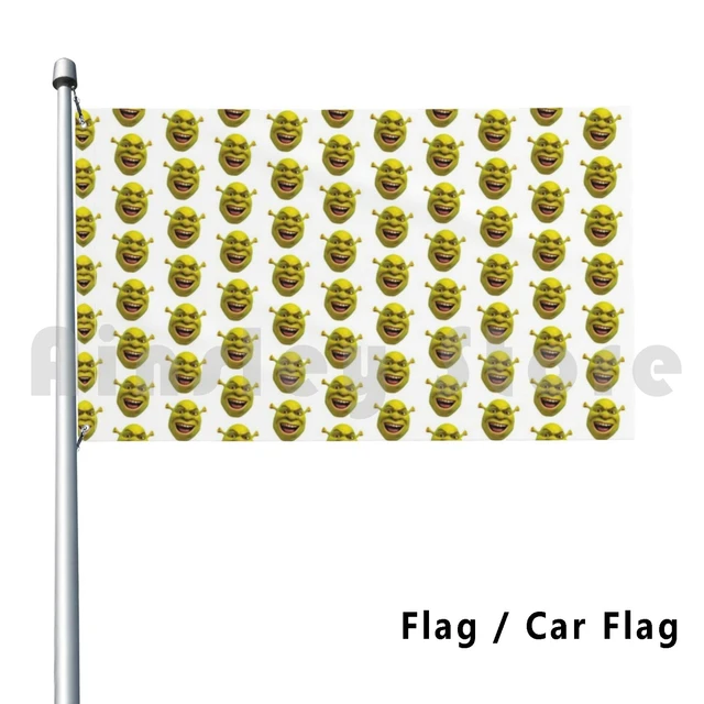 Shrek Meme Flag Car Flag Printing Custom Shrek Shrek Meme Shrek Meme Face -  AliExpress