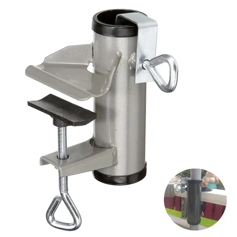 Umbrella Holder Umbrella Bracket Parasol Clip for Garden Courtyard Balcony