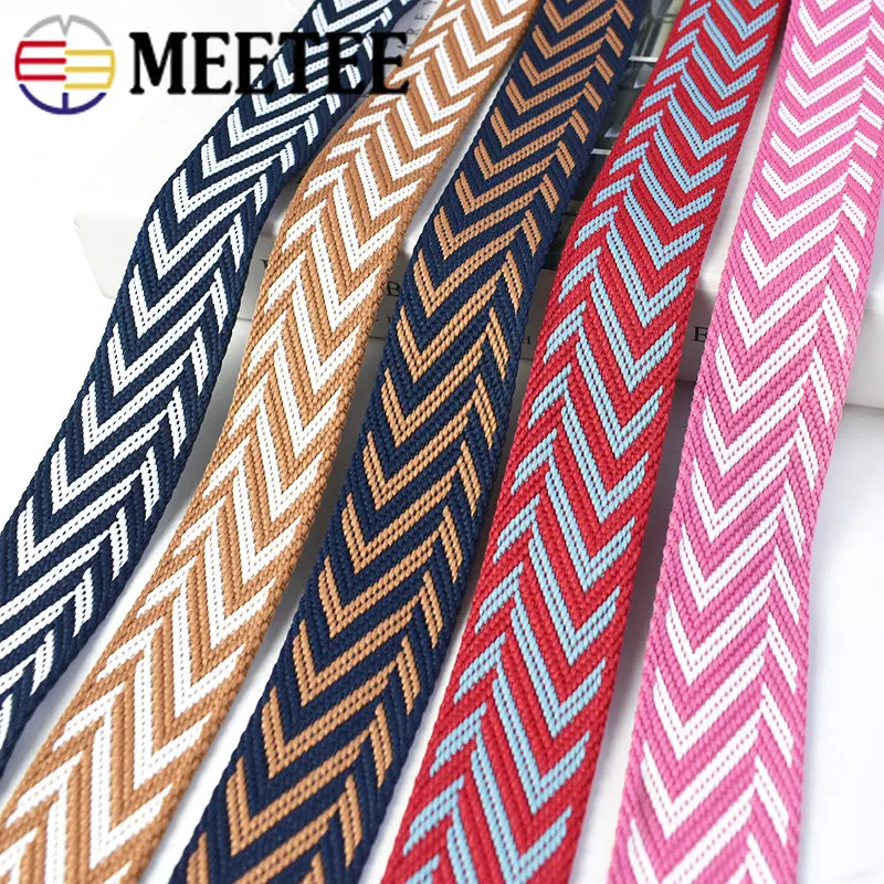 2/4Meters 38/50mm Polyester Jacquard Webbing Tapes 2mm Thick Ribbon Strap  Belt Tape Bag Backpack DIY Sewing Biasband Accessories - AliExpress