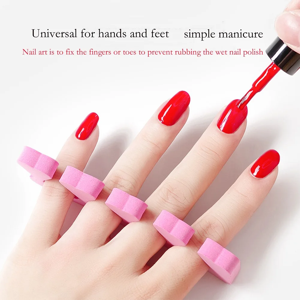 Toe Separator Nail Polish Divider Pedicure Tools Manicure Foam UV Gel Protector