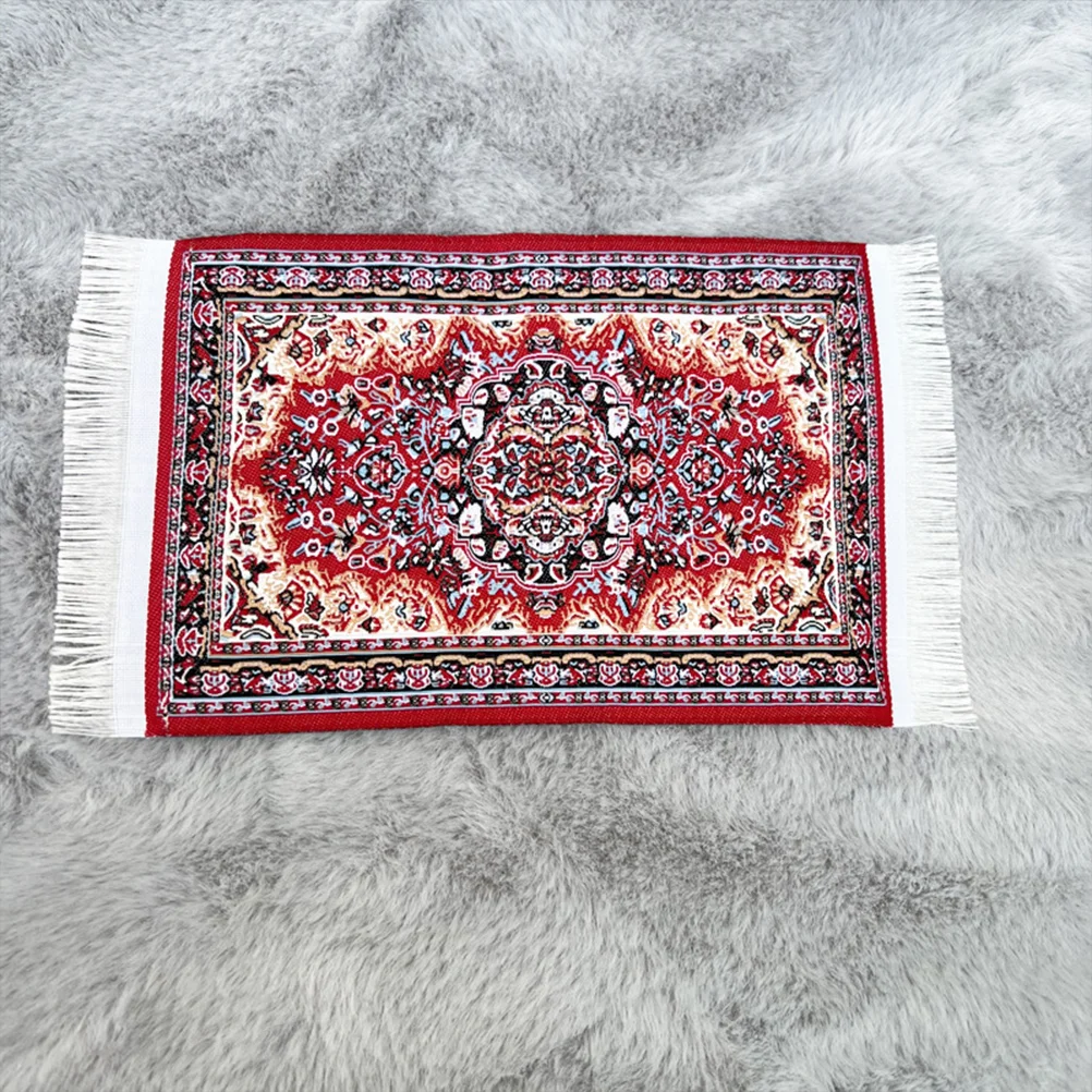 

4pcs House Area Rug Oriental Style Vintage Mini Carpet Traditional Floor Mats