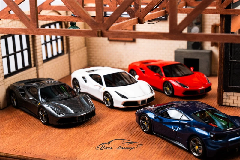 car's lounge 1/64 フェラーリ488gtb 赤 car's lounge 1/64 フェラーリ488gtb 赤 1/64 Kyosho Ferrari