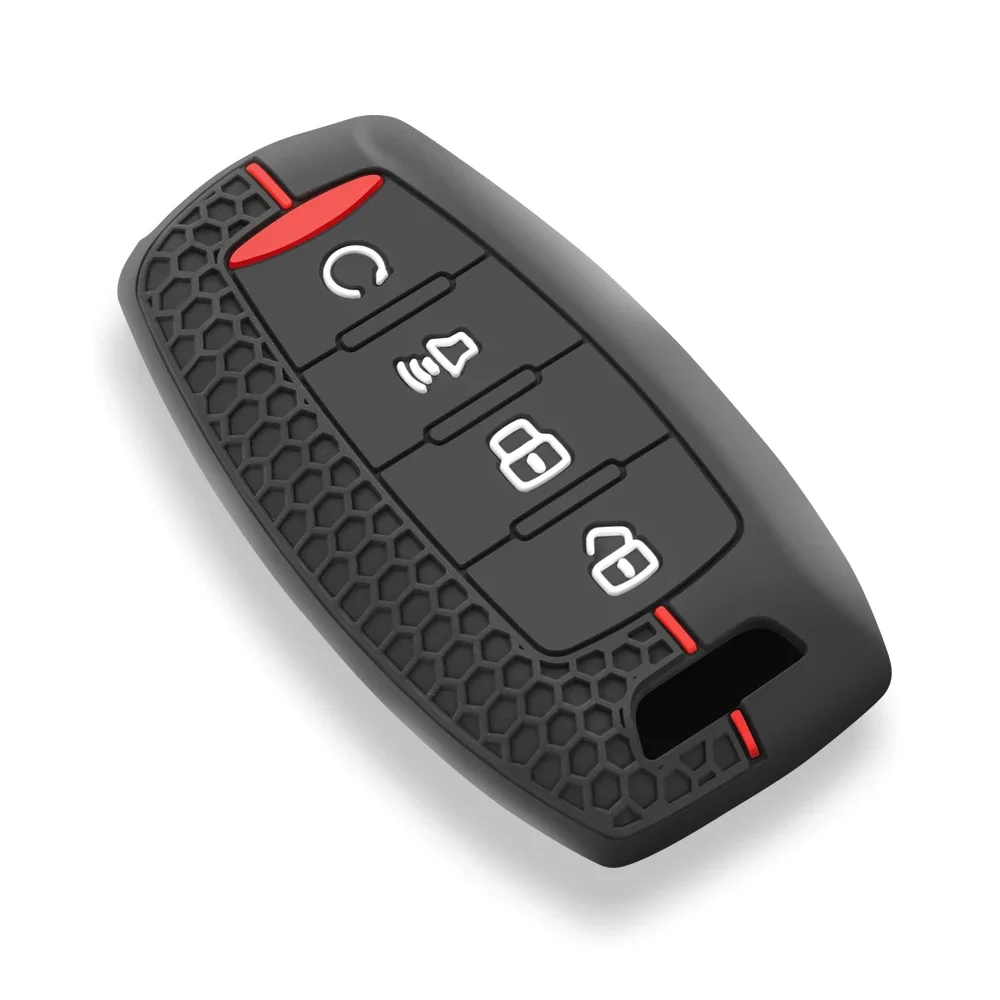 실리콘 원격 자동차 키 케이스 커버, Haval H6 2022 Poer H9 H1 H4 H7 H9 F5 F7 H2S 만리장성 Poer GWM 액세서리 키체인