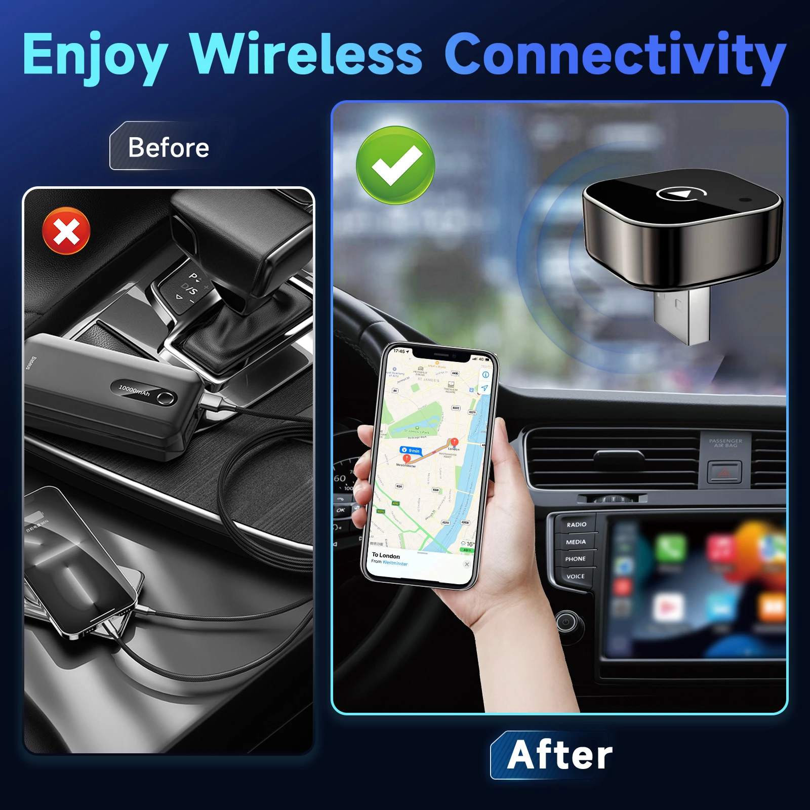 Wireless CarPlay Adapter 2