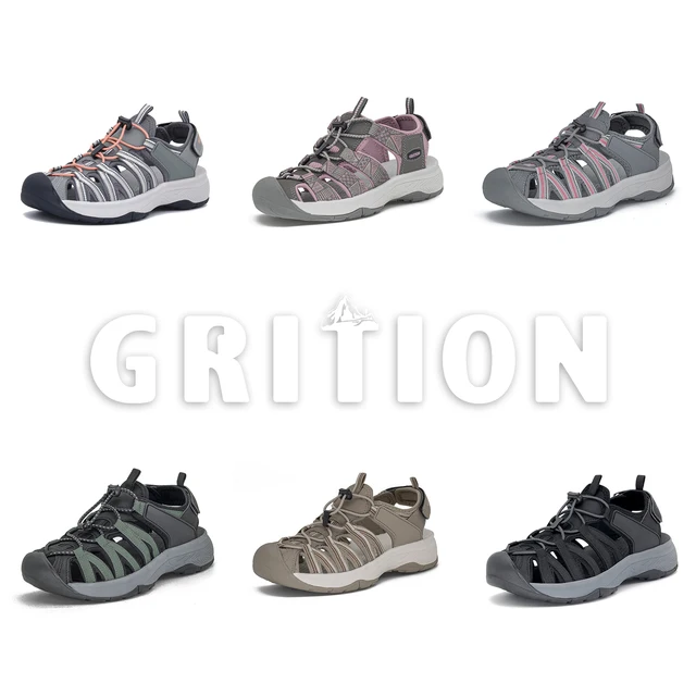 Sandali Sportivi Donna GRITION - Sandali Estivi Trekking E Spiaggia, Comodi, Regolabili E Con Punta Aperta - Foto 10