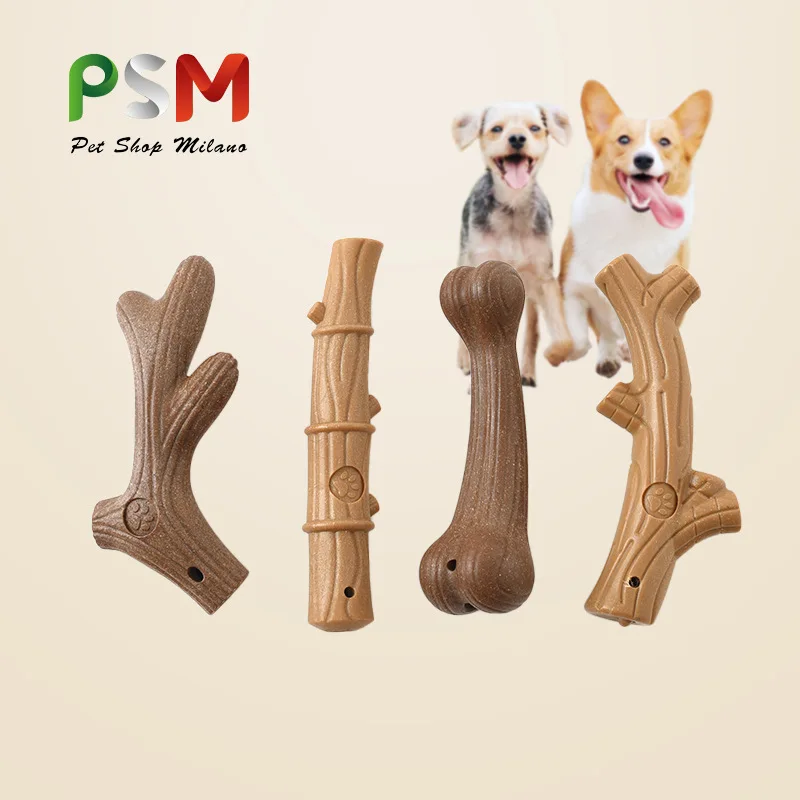 

New Pet Molar Toys Bone Bamboo Antlers Teeth Grinding Fixation Wear resistant and Bite resistant Dog Interactive Training Toys
