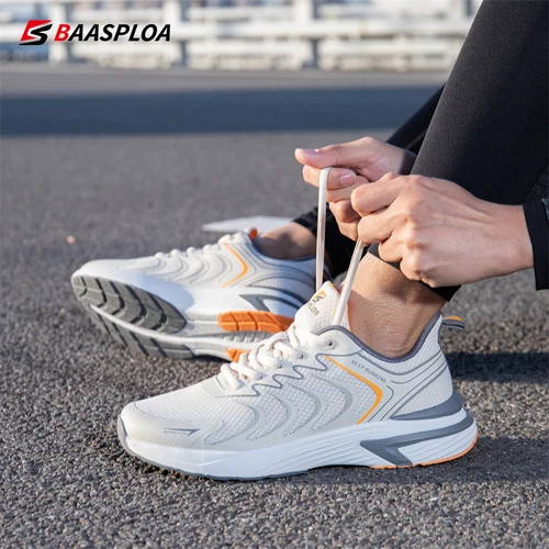 Baasploa 남성용 통기성 운동화, 경량 워킹화, 메쉬 패션, 야외 스포츠 스니커즈, 봄 테니스화, 신제품 5