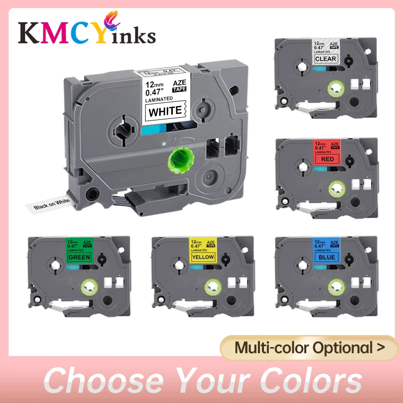 KMCYinks совместимая с brother фотолента 12 мм tze231 tze 231 Φ tz231 131 631 335 для маркеров |