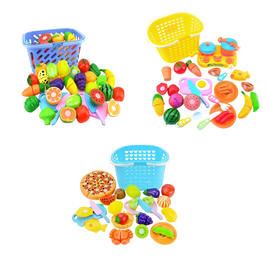

Fruit Vegetable Slice Toy Boys Role Play Pretend Toys Birthday Gift