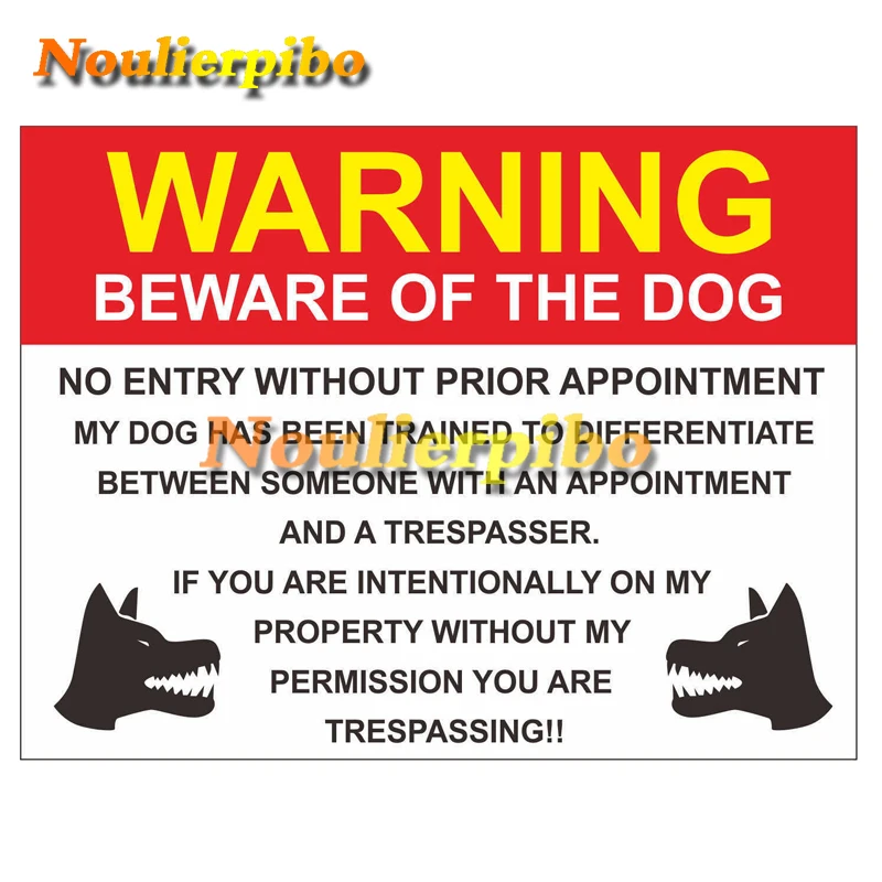 

Creative Car Stickers Warning Beware of Evil Dog Logo PVC Car Styling Decoration Motorcycle Trolley Case Laptop Vinyl Decal