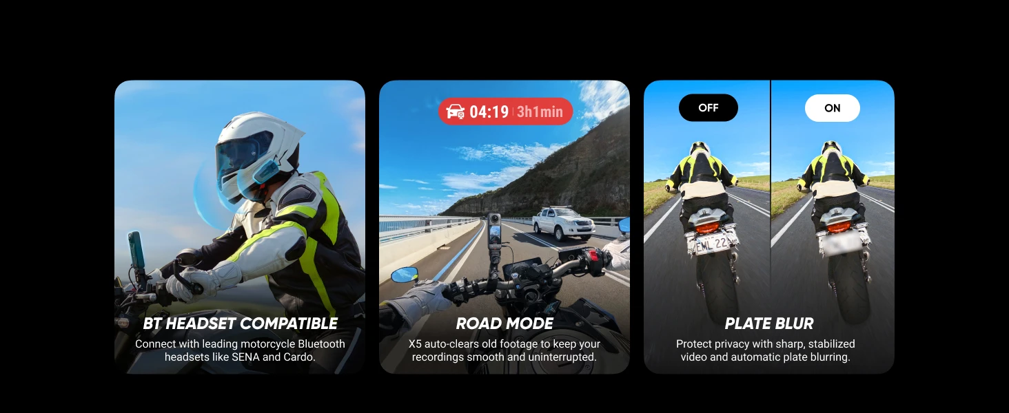 Insta360 X5 camera on tripod