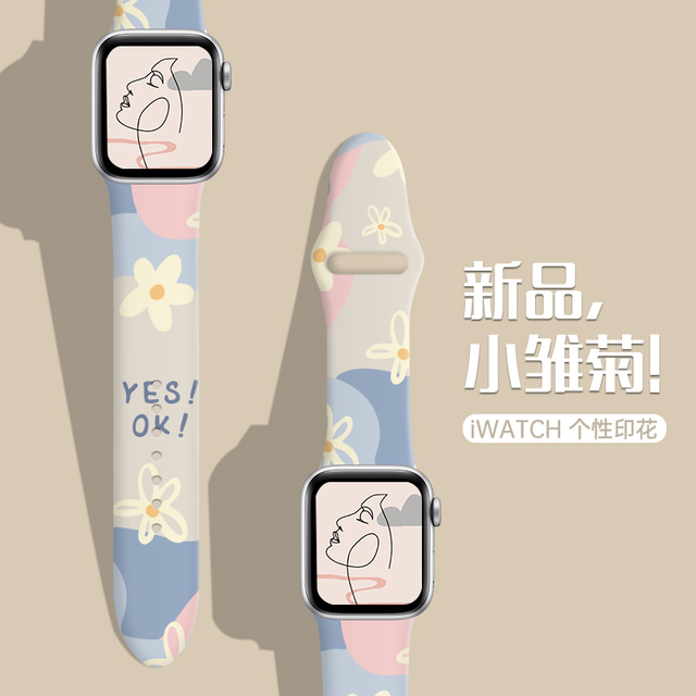 Apple Watch Band SE 7 6 5 4 Silicone Morandi Strap 45MM 42MM 44MM Bracelet For iWatch Band 7 SE 6 5 4 3 41MM 38MM 40MM