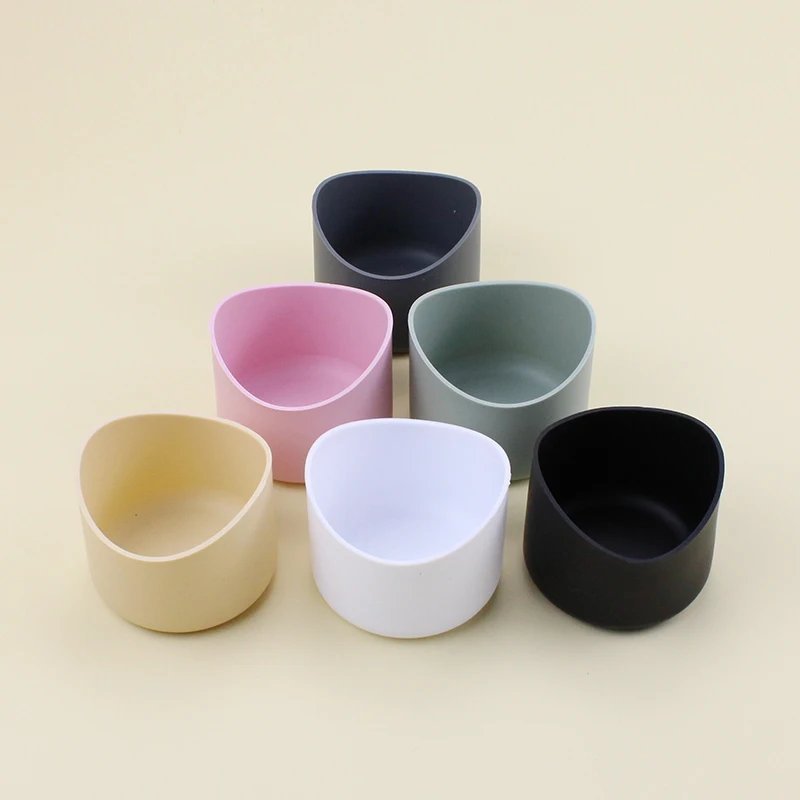 Water Bottle Sleeve 7cm Dia Anti Scalding Non-slip Silicone Bottom Boot Beverage Cup